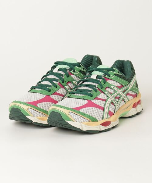 ASICS(アシックス)の「GEL-CUMULUS 16 / ゲルキュムラス 16(スニーカー・メンズ・ホワイト×グリーン・24/25/26/27/28/29/28.5/25.5/26.5/27.5/24.5/23.5/23)」の11枚目の写真