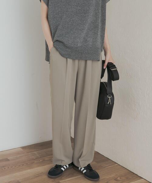 URBAN RESEARCH DOORS（アーバンリサーチドアーズ）の「『UR TECH』ドライツイルイージーパンツ（その他パンツ・レディース・ブラック/ベージュ系その他・SMALL/MEDIUM）」の11枚目の写真