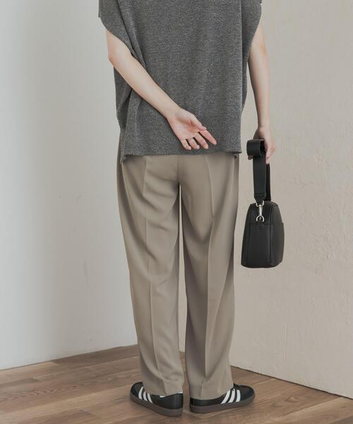 URBAN RESEARCH DOORS（アーバンリサーチドアーズ）の「『UR TECH』ドライツイルイージーパンツ（その他パンツ・レディース・ブラック/ベージュ系その他・SMALL/MEDIUM）」の14枚目の写真