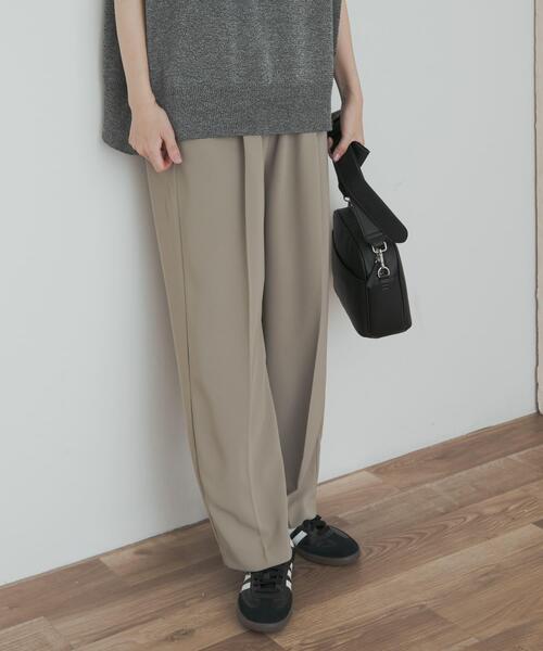 URBAN RESEARCH DOORS（アーバンリサーチドアーズ）の「『UR TECH』ドライツイルイージーパンツ（その他パンツ・レディース・ブラック/ベージュ系その他・SMALL/MEDIUM）」の16枚目の写真