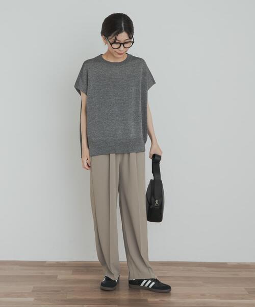 URBAN RESEARCH DOORS（アーバンリサーチドアーズ）の「『UR TECH』ドライツイルイージーパンツ（その他パンツ・レディース・ブラック/ベージュ系その他・SMALL/MEDIUM）」の17枚目の写真