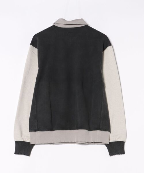 EVISU（エヴィス）の「【EVISU】BLOCKING HEAVY WASHED HALF ZIP SWEATSHIRT / ブラック [2EAEJM5SW6106]（スウェット・メンズ・ブラック・M/L/LL/S）」の8枚目の写真
