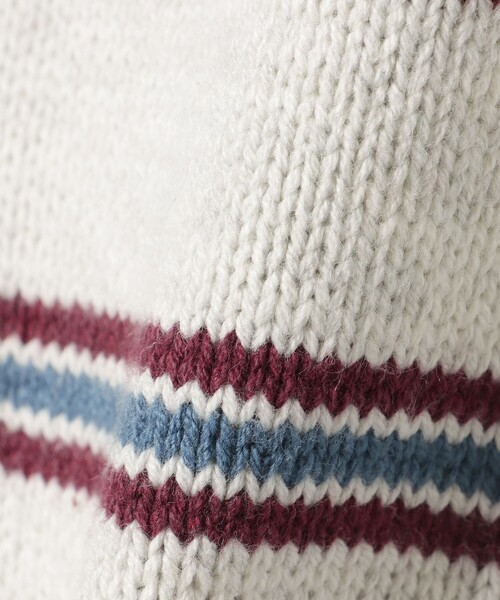 BEAMS mini（ビームスミニ）の「ボーダー ニット ベスト 2025FW（90～140cm）（ベスト・キッズ・ホワイト系その他5/ネイビー・(130~140)/M(110～120)/S(90～100)）」の14枚目の写真