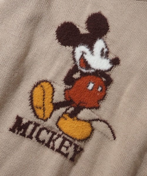 Disney（ディズニー）の「【Disney/ディズニー】アートワークデザイン ループ刺繍＆シャギー ジャガードニット（ニット/セーター・メンズ・オフホワイト/ネイビー/サックスブルー/グレイッシュベージュ・M/L/LL）」の20枚目の写真