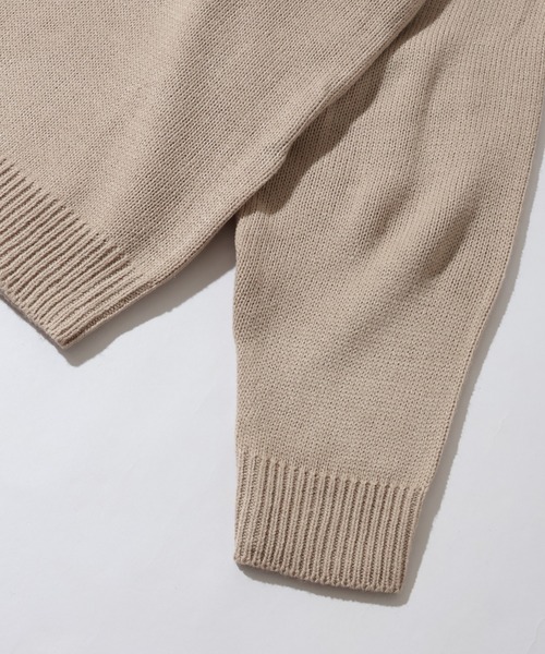 Disney（ディズニー）の「【Disney/ディズニー】アートワークデザイン ループ刺繍＆シャギー ジャガードニット（ニット/セーター・メンズ・オフホワイト/ネイビー/サックスブルー/グレイッシュベージュ・M/L/LL）」の21枚目の写真