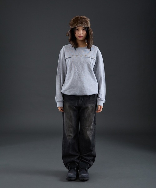 FTW(エフティダブリュー)の「STUDS BUTTON P/O(Tシャツ/カットソー・レディース・ブラック/グレー・SMALL/MEDIUM)」の19枚目の写真