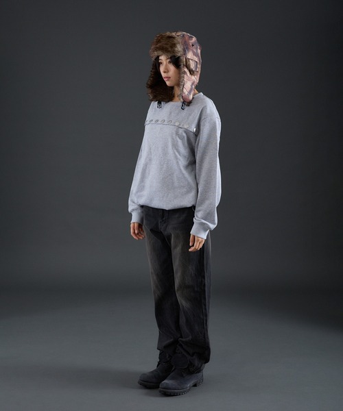 FTW(エフティダブリュー)の「STUDS BUTTON P/O(Tシャツ/カットソー・レディース・ブラック/グレー・SMALL/MEDIUM)」の20枚目の写真