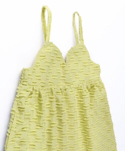 BRANSHES（ブランシェス）の「【プチレディ】キャミワンピース（ジャンパースカート・キッズ・オリーブ/ブラック・140/110/100/90/150/120/130）」の4枚目の写真