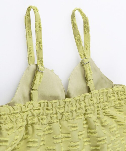 BRANSHES（ブランシェス）の「【プチレディ】キャミワンピース（ジャンパースカート・キッズ・オリーブ/ブラック・140/110/100/90/150/120/130）」の7枚目の写真