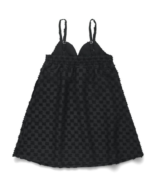 BRANSHES（ブランシェス）の「【プチレディ】キャミワンピース（ジャンパースカート・キッズ・オリーブ/ブラック・140/110/100/90/150/120/130）」の10枚目の写真