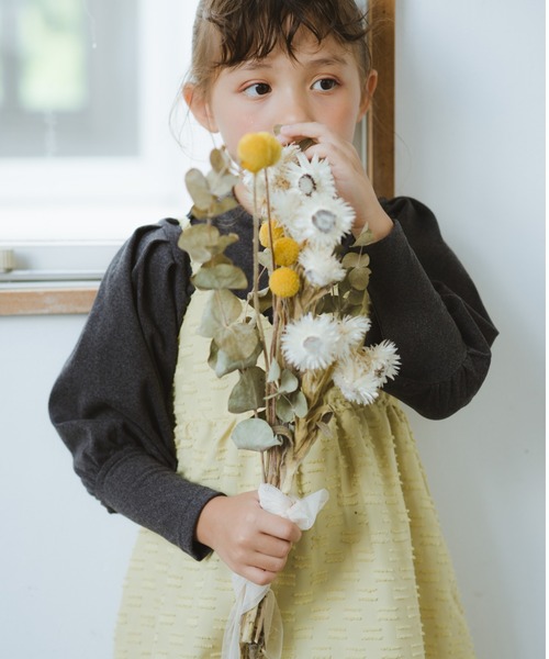 BRANSHES（ブランシェス）の「【プチレディ】キャミワンピース（ジャンパースカート・キッズ・オリーブ/ブラック・140/110/100/90/150/120/130）」の12枚目の写真