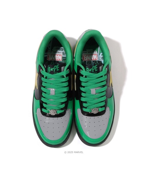 A BATHING APE(アベイシングエイプ)の「BAPE STA BAPE X F4 - DR.DOOM(スニーカー・メンズ・グリーン・10/8.5/11/9/12/8/9.5/7)」の3枚目の写真