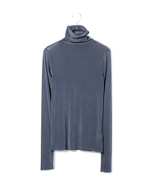 フロッキーチュールタートルネックプルオーバー（Tシャツ/カットソー