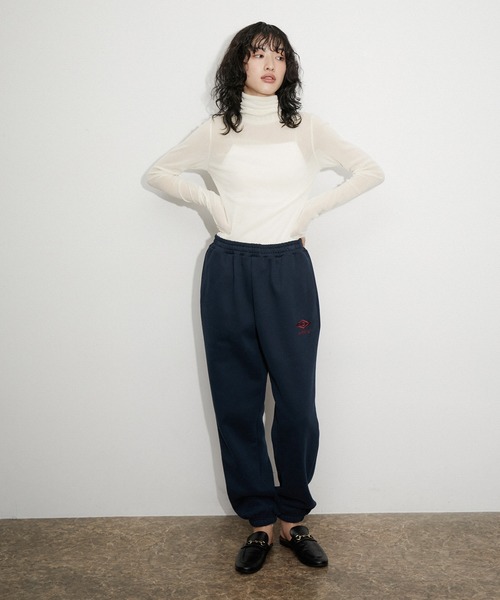 フロッキーチュールタートルネックプルオーバー（Tシャツ/カットソー