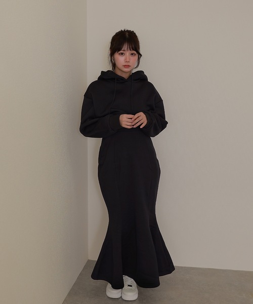 hoodie celestina sweat onepiece / フーディーチェレスティナ