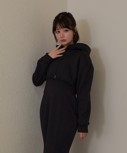 hoodie celestina sweat onepiece / フーディーチェレスティナ
