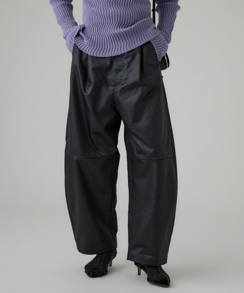 セール】サテンフェイクレザーパンツ（その他パンツ）｜BABYLONE
