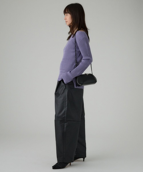 セール】サテンフェイクレザーパンツ（その他パンツ）｜BABYLONE