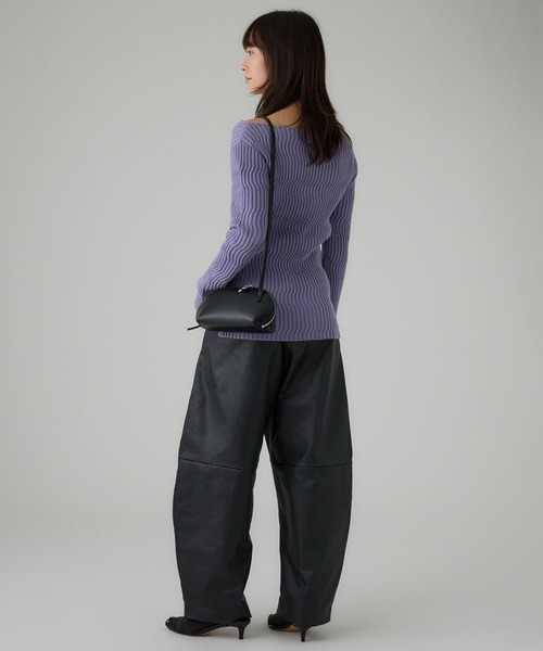 セール】サテンフェイクレザーパンツ（その他パンツ）｜BABYLONE