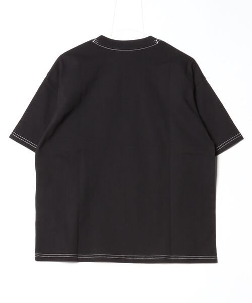 penguin BY MUNSINGWEAR（ペンギン バイ マンシングウェア）の「COLOR STITCH T-SHIRT（Tシャツ/カットソー・メンズ・ブラック/ホワイト・M/XL/S/L）」の7枚目の写真