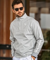 LUXEAKMPLUS（リュクスエイケイエムプラス）の「LUXEAKMPLUS(リュクスエイケイエムプラス)ゴルフ ハーフジップ サイドファスナー ブルゾン (通気性/ストレッチ性)（ブルゾン）」