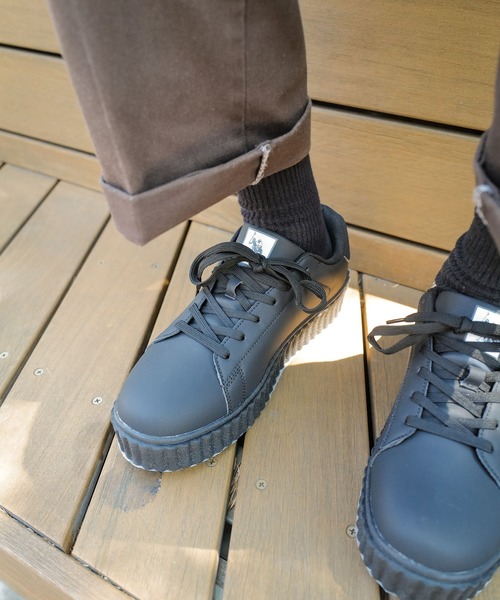 U.S. POLO ASSN.(ユーエスポロアッスン)の「【U.S. POLO ASSN./ユーエスポロアッスン】【上質なPUレザーの高級感】厚底ボリュームソール ワンポイント ローカットスニーカー(スニーカー・メンズ・ホワイト/ネイビー/ブラック・25cm/26cm/26.5cm/27cm/25.5cm)」の15枚目の写真