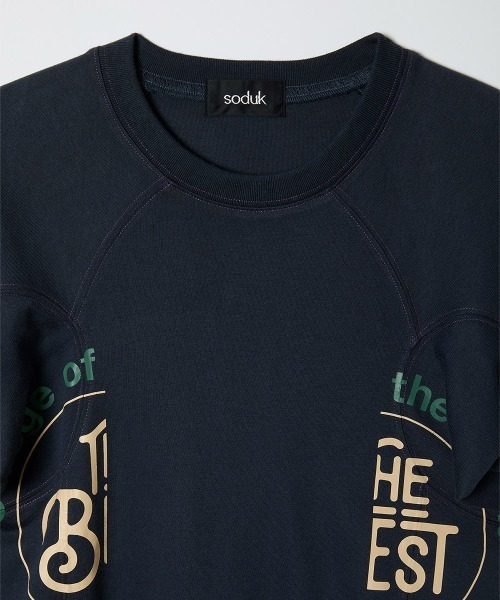 soduk(スドーク)の「【soduk】the best college t-shirt(Tシャツ/カットソー・レディース・ネイビー/ホワイト/グレー・ONE SIZE)」の10枚目の写真