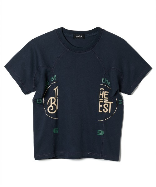 soduk(スドーク)の「【soduk】the best college t-shirt(Tシャツ/カットソー・レディース・ネイビー/ホワイト/グレー・ONE SIZE)」の14枚目の写真