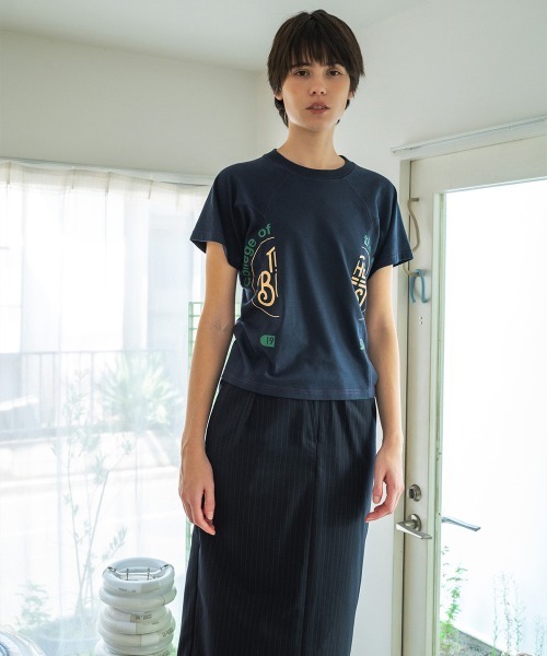 soduk(スドーク)の「【soduk】the best college t-shirt(Tシャツ/カットソー・レディース・ネイビー/ホワイト/グレー・ONE SIZE)」の13枚目の写真