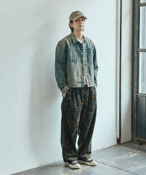 JOURNAL STANDARD(ジャーナルスタンダード)の「コーデュロイプリント オーバー パンツ(その他パンツ・メンズ・チャコールグレー/ネイビー/ブラウン・SMALL/MEDIUM/LARGE)」の18枚目の写真