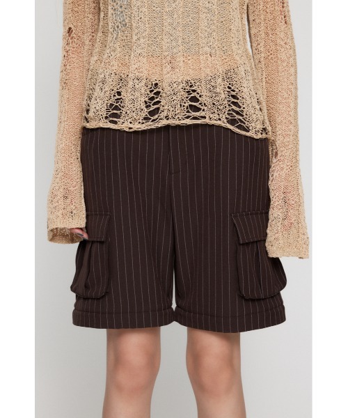 LAGUA GEM（ラグアジェム）の「STRIPE CARGO スラックス（スラックス・レディース・ブラック/ブラウン・X-SMALL/SMALL/MEDIUM）」の3枚目の写真