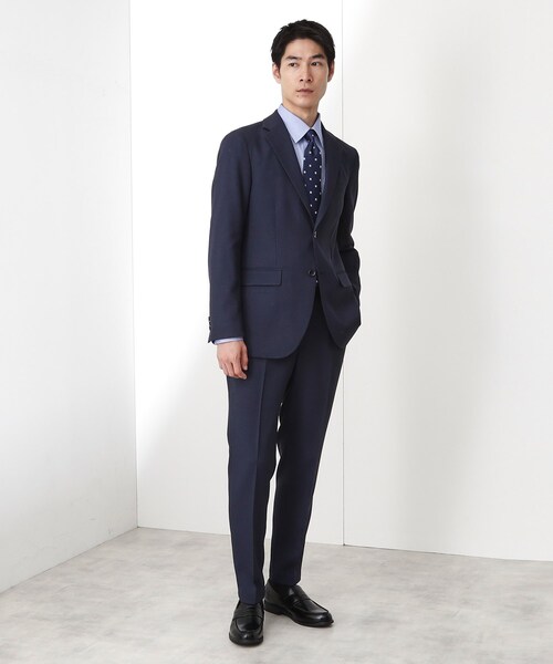 THE SHOP TK （ザ ショップ ティーケー ）の「バーズアイスラックス 【洗濯機OK/セットアップ可】（その他パンツ・メンズ・ダークグレー/ネイビー・01/02/03/04）」の7枚目の写真