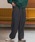 CAMBIOiJrIj́ump14133- Waffle Corduroy Wide Straight Pants ChXg[gpc(A55625cmb)ȋpcjvb`R[