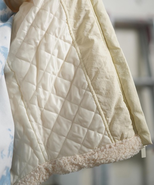 ROXY(ロキシー)の「ROXY/ロキシー アウター キッズ ボア ジャケット 撥水加工 中綿 MINI BELLIS BOA JACKET TJK254081(その他アウター・キッズ・コーラル/ナチュラル・150cm/140cm/130cm/120cm)」の9枚目の写真