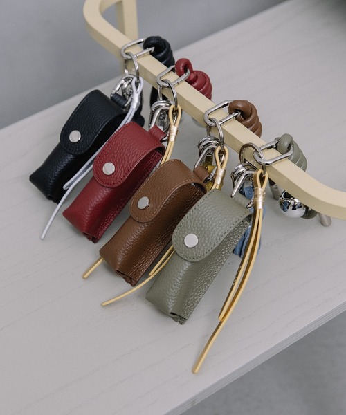 BEAURE レザー リップケース チャーム（キーケース/キーアクセサリー