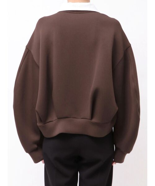 ELENDEEK（エレンディーク）の「ハーフジップカットソー（Tシャツ/カットソー・レディース・ネイビー/ブラウン/グレー・FREE）」の8枚目の写真