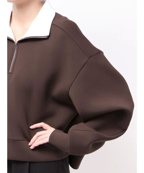 ELENDEEK（エレンディーク）の「ハーフジップカットソー（Tシャツ/カットソー・レディース・ネイビー/ブラウン/グレー・FREE）」の10枚目の写真