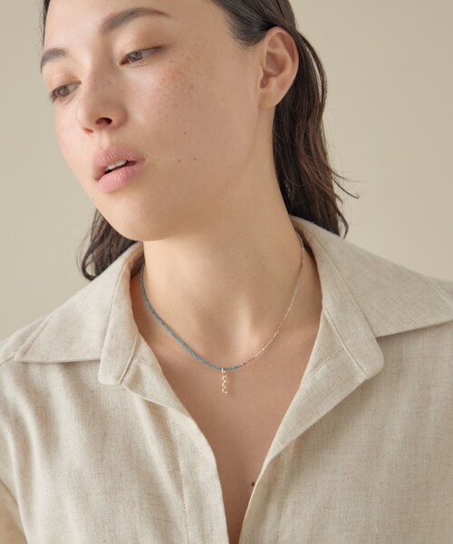 プレシャスシングス] K10YG チャーム /Snake（ネックレス）｜ete