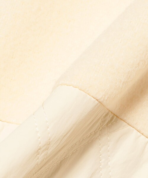 B:MING by BEAMS（ビーミングバイビームス）の「ドッキング コート（ノーカラーコート・レディース・オリーブ/ブラック/ホワイト系その他5・MEDIUM/SMALL）」の10枚目の写真