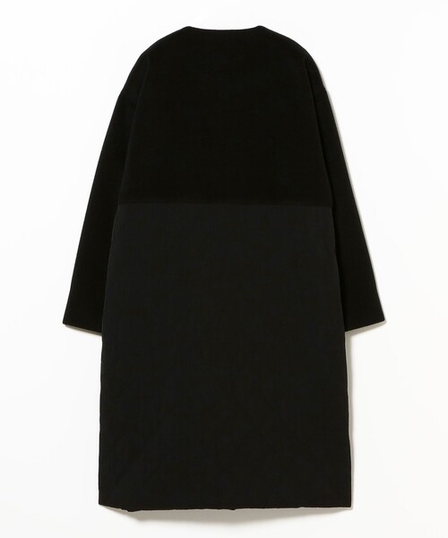 B:MING by BEAMS（ビーミングバイビームス）の「ドッキング コート（ノーカラーコート・レディース・オリーブ/ブラック/ホワイト系その他5・MEDIUM/SMALL）」の13枚目の写真