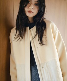 B:MING by BEAMS | ドッキング コート(ノーカラーコート)