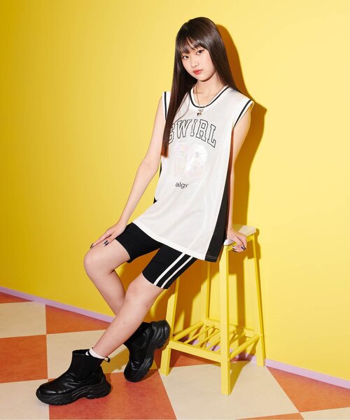 algy（アルジー）の「スニーカーブーツ（ブーツ・キッズ・ブラック・24/23/22/21/20）」の2枚目の写真