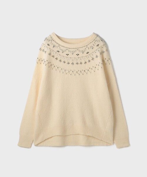 ダイアグラム刺繍トップス まりまま GRACE CONTINENTAL（グレースコンチネンタル） SALEセール50%OFF