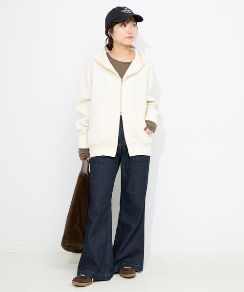 Healthy denim(ヘルシーデニム)の「Healthy DENIM/ヘルシーデニム バギーデニム Radish H68332203(デニムパンツ・レディース・ブルー/ネイビー・23cm/24cm/25cm)」の7枚目の写真