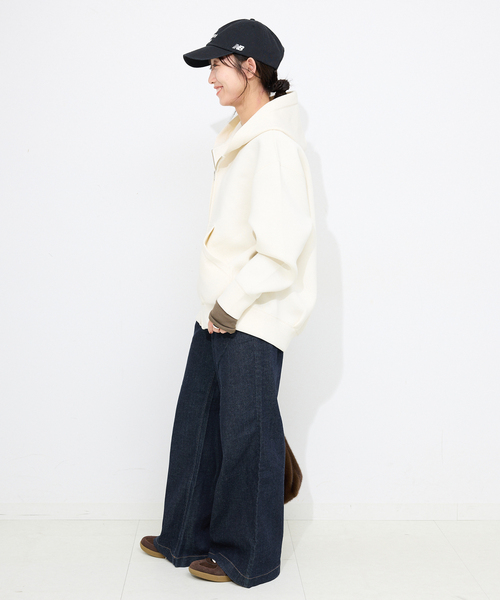 Healthy denim(ヘルシーデニム)の「Healthy DENIM/ヘルシーデニム バギーデニム Radish H68332203(デニムパンツ・レディース・ブルー/ネイビー・23cm/24cm/25cm)」の8枚目の写真