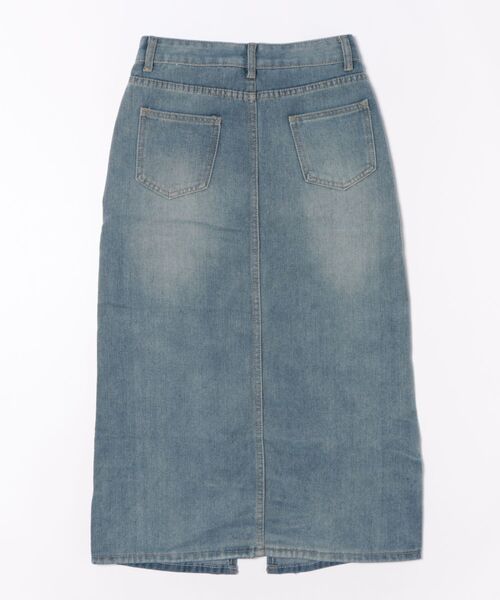 B.I.D.(ビーアイディー)の「《スリットロング丈デニムスカート(LEY)(デニムスカート・レディース・ブルー・LARGE/MEDIUM/X-LARGE)」の5枚目の写真