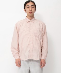 ガーメントダイストライプシャツ