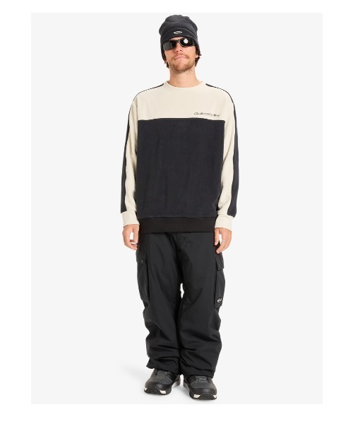Quiksilver（クイックシルバー）の「HIGH ALTITUDE FLEECE /クイックシルバープルオーバースウェットトレーナー（スウェット・メンズ・レッド/ブラック・SMALL/MEDIUM/X-LARGE）」の4枚目の写真