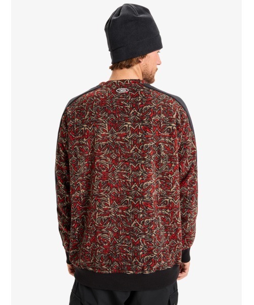 Quiksilver（クイックシルバー）の「HIGH ALTITUDE FLEECE /クイックシルバープルオーバースウェットトレーナー（スウェット・メンズ・レッド/ブラック・SMALL/MEDIUM/X-LARGE）」の10枚目の写真