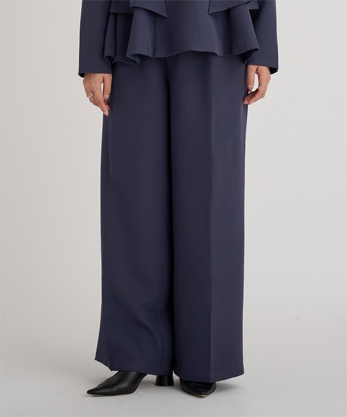 UR'S(ユアーズ)の「シークレットラインワイドパンツ(その他パンツ・レディース・ブラック/ネイビー/ベージュ・L/M/S)」の13枚目の写真